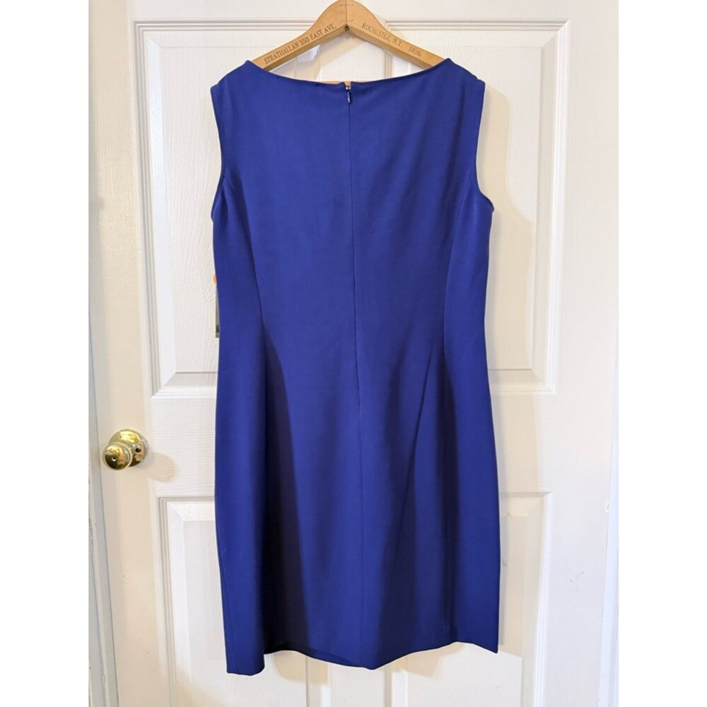 NWT Chelsea Rose Blue Midi Dress 16 - Picture 5 of 5